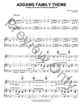 The Addams Family Theme piano sheet music cover